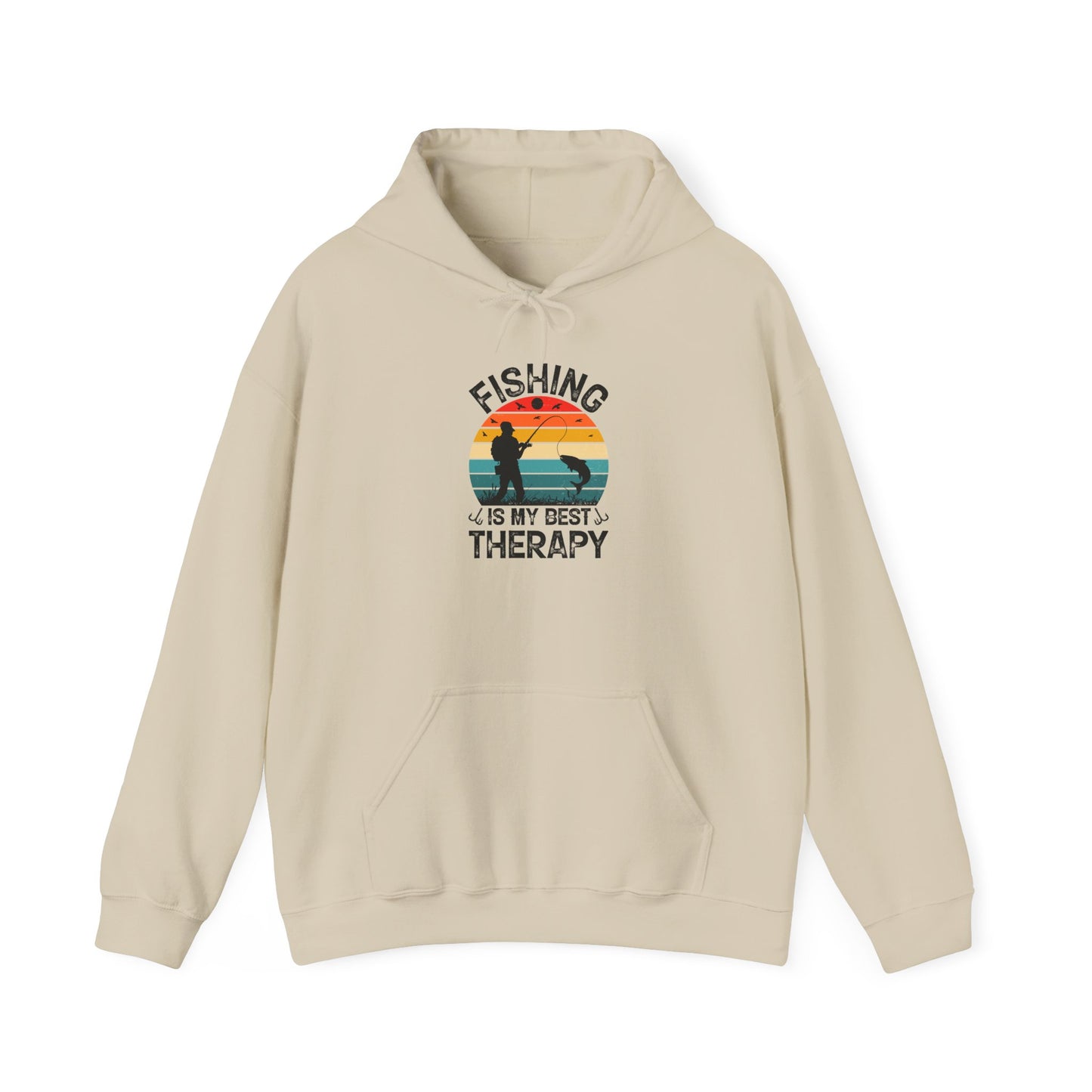 Fishing Is My Best Therapy Hoodie