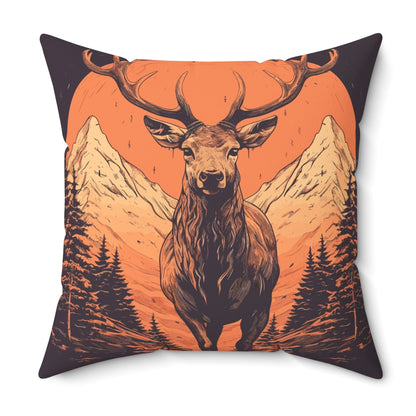 Forest King Throw Pillow