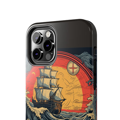 Tall Ship Storm Tough Phone Case