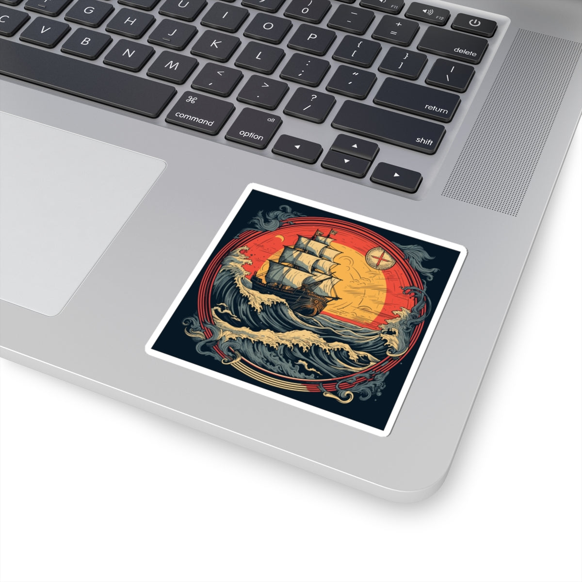 Tall Ship Storm Sticker
