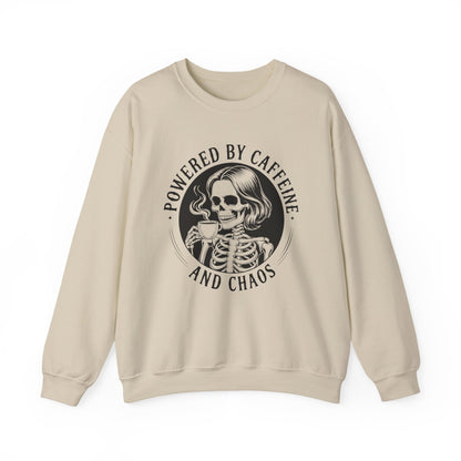 Powered by Caffeine and Chaos Sweatshirt