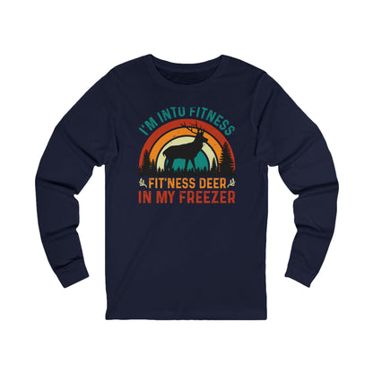 Fit'ness Deer In My Freezer Long Sleeve Tee