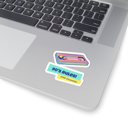 90's Rules! Kiss-Cut Sticker