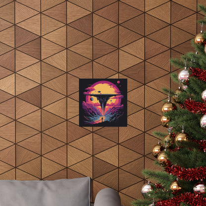 The Abduction Square Art Print