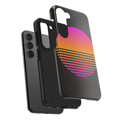 Sunset Grid Tough Phone Case