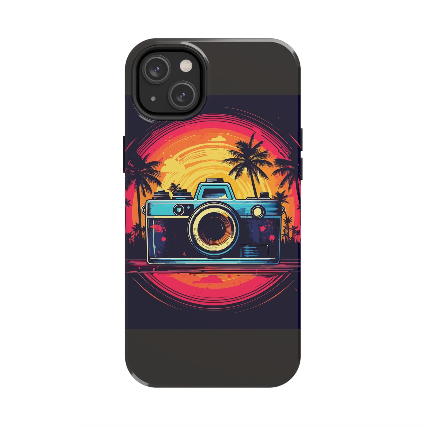 Retro Camera Sunset Tough Phone Case