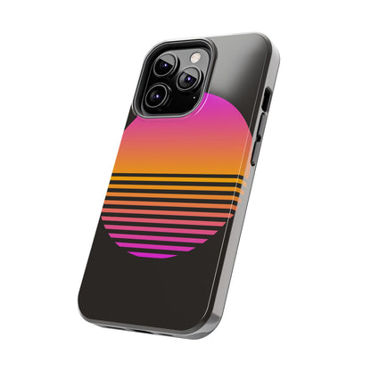 Sunset Grid Tough Phone Case