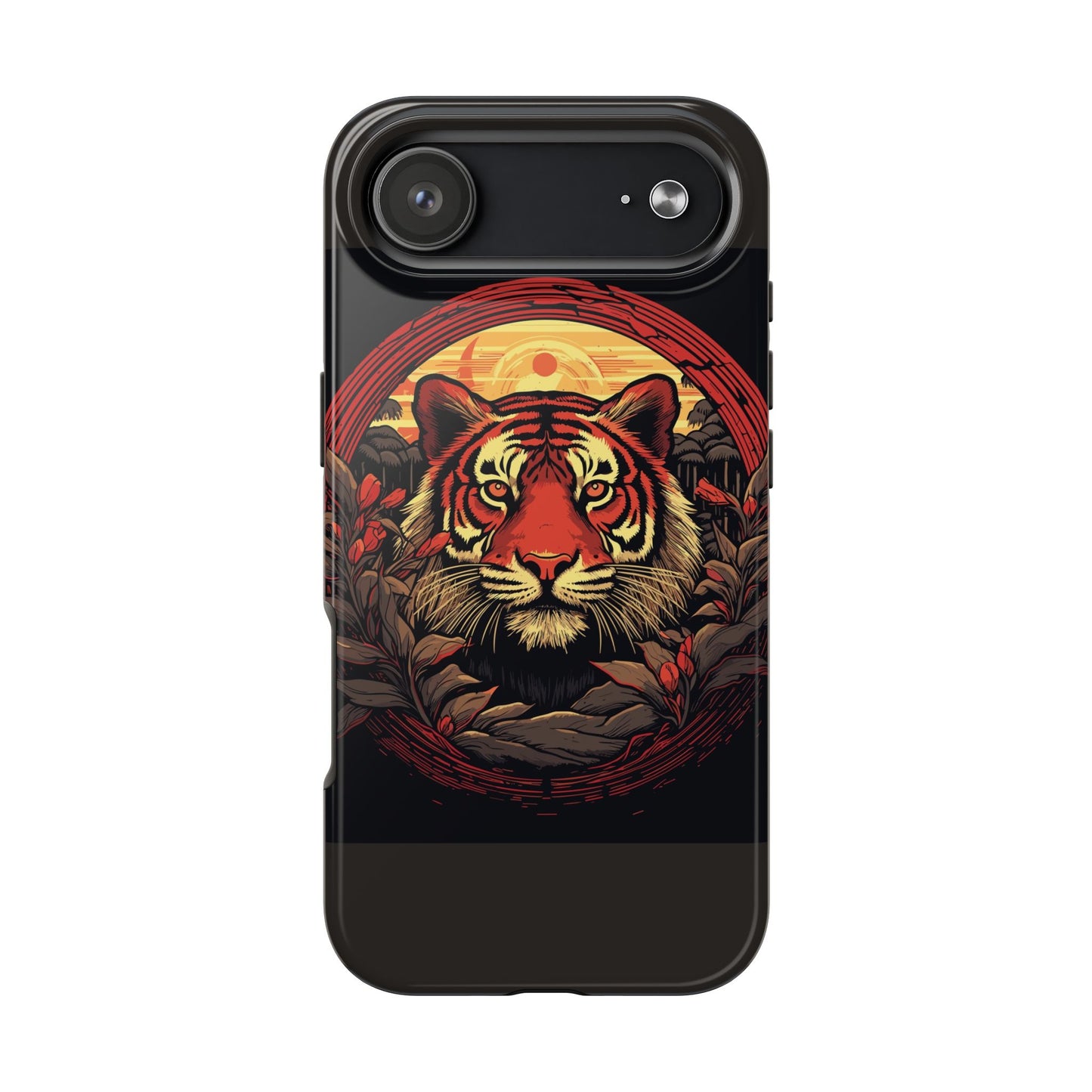Tiger Wreath Tough Phone Case