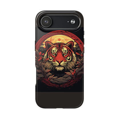 Tiger Wreath Tough Phone Case