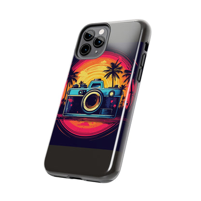 Retro Camera Sunset Tough Phone Case