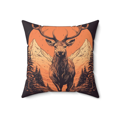 Forest King Throw Pillow