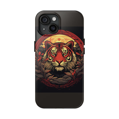 Tiger Wreath Tough Phone Case