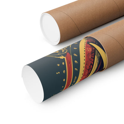 Circus Royale Square Art Print