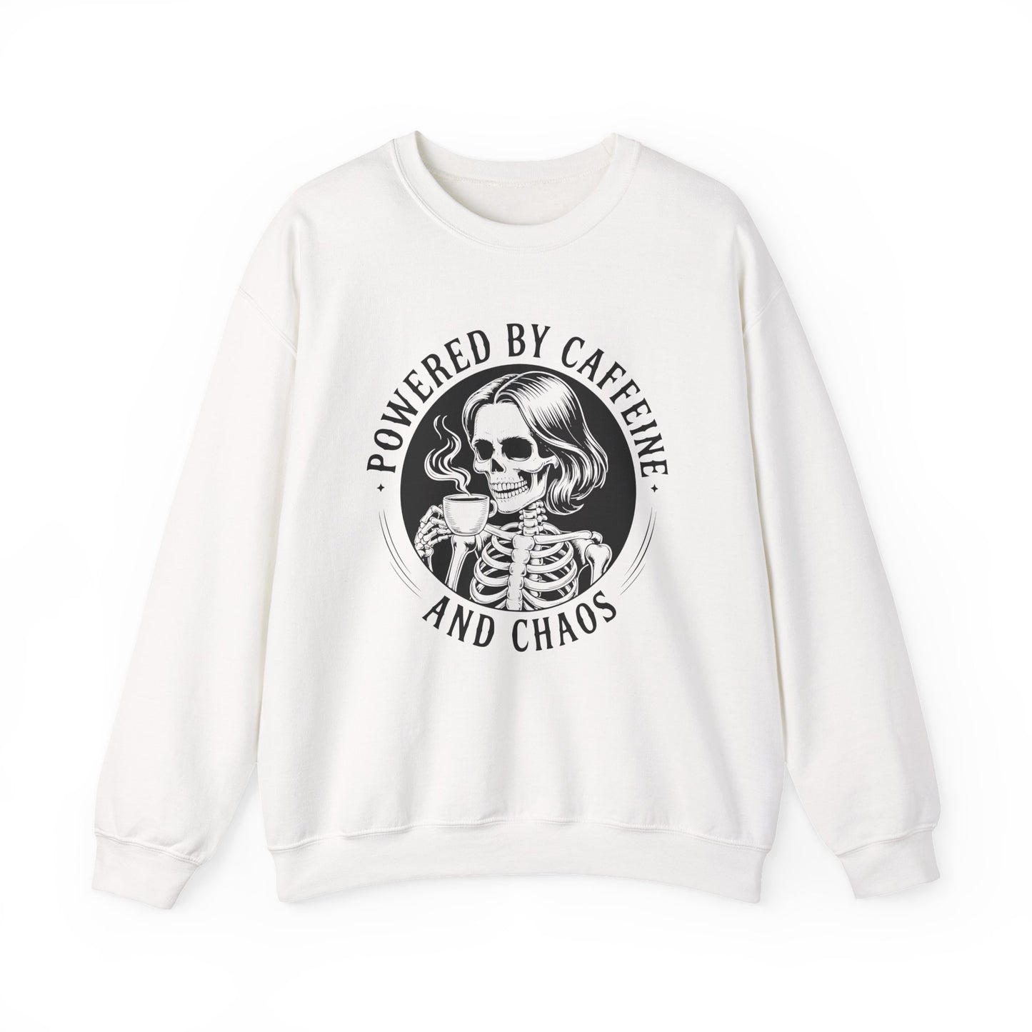 Powered by Caffeine and Chaos Sweatshirt