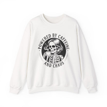 Powered by Caffeine and Chaos Sweatshirt