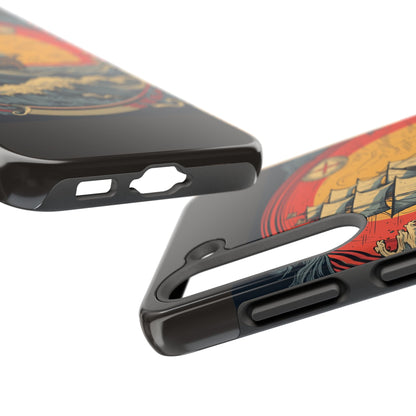 Tall Ship Storm Tough Phone Case