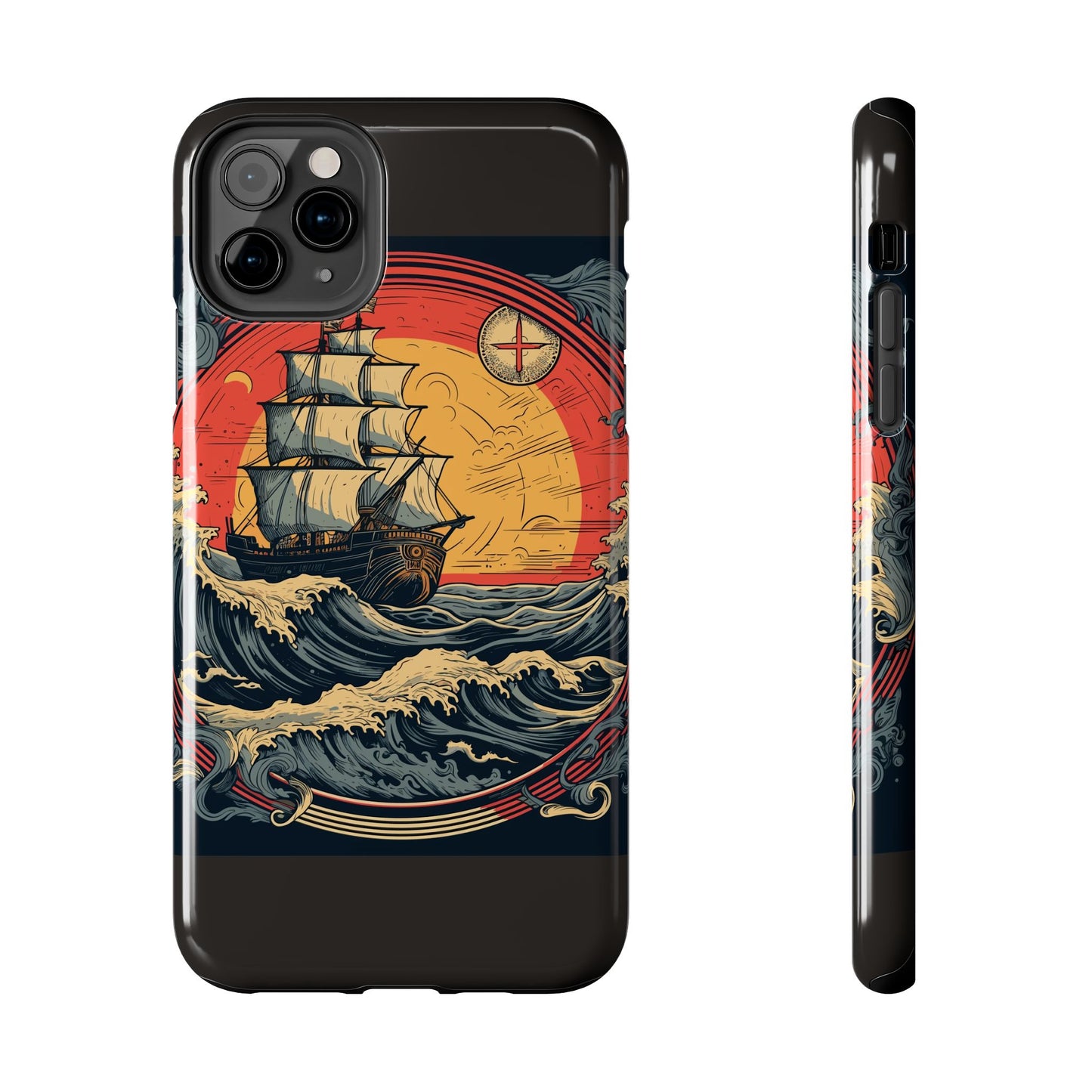Tall Ship Storm Tough Phone Case