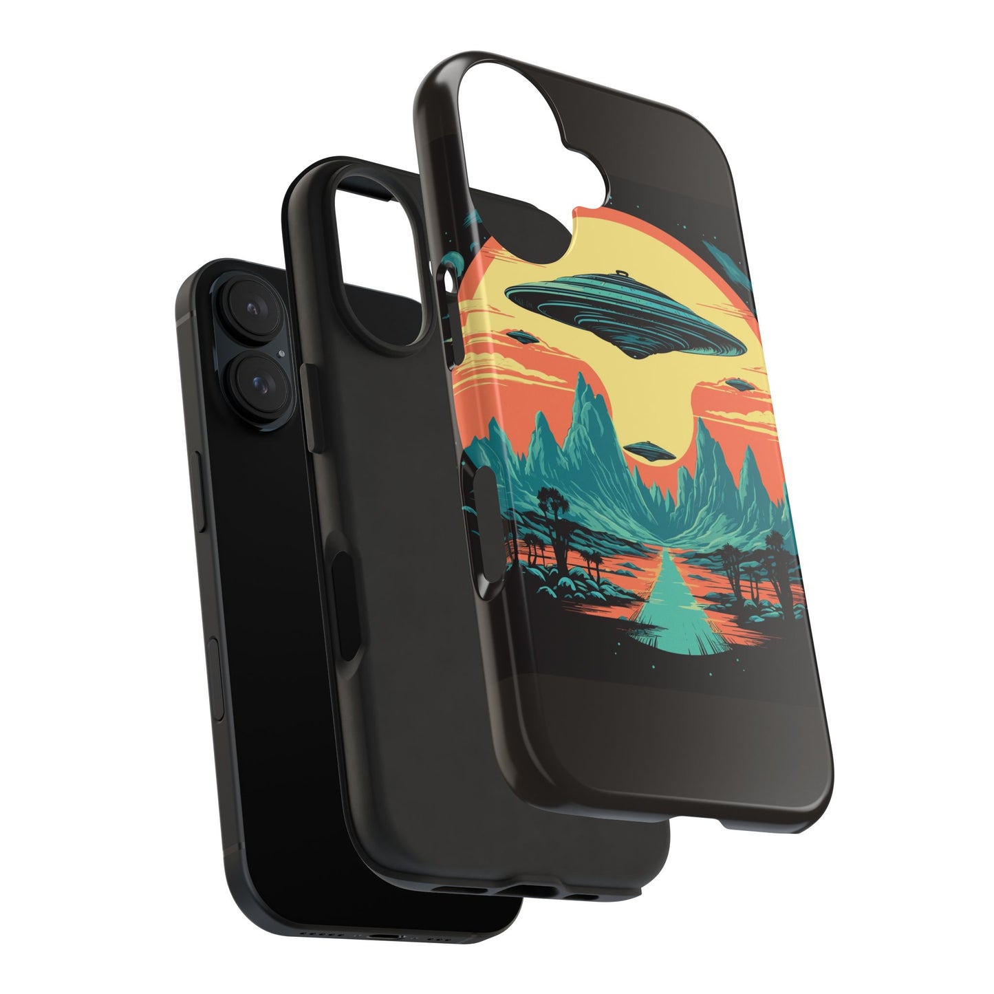 UFO Fleet Tough Phone Case