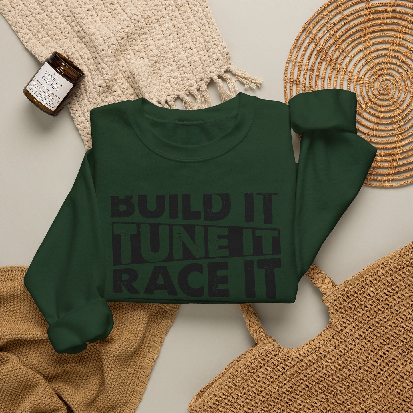 Build It Tune It Race It Sweatshirt