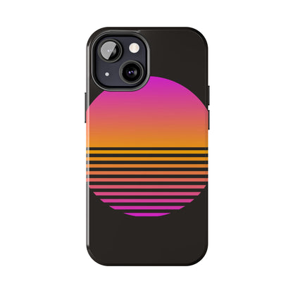 Sunset Grid Tough Phone Case