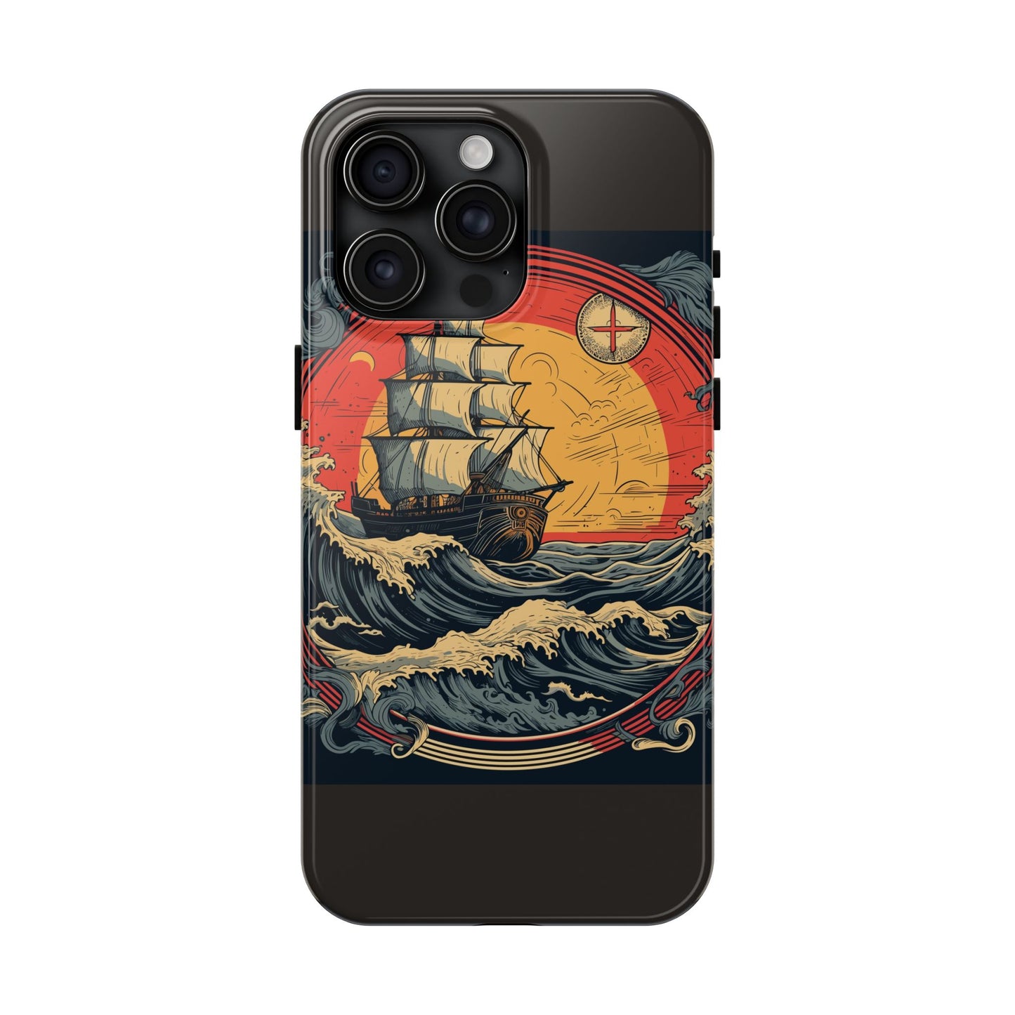 Tall Ship Storm Tough Phone Case