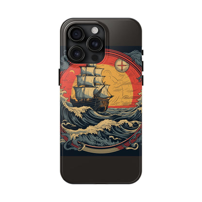 Tall Ship Storm Tough Phone Case