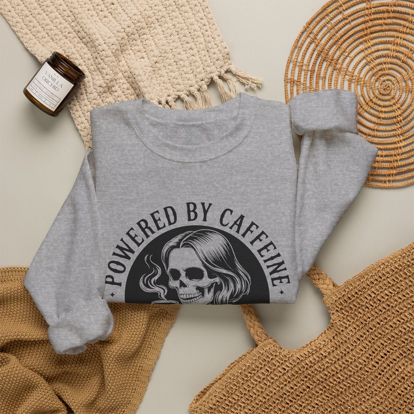 Powered by Caffeine and Chaos Sweatshirt