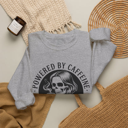 Powered by Caffeine and Chaos Sweatshirt