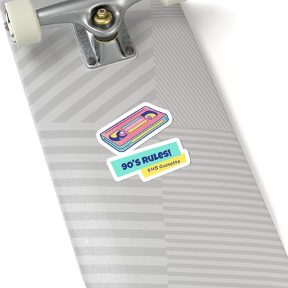 90's Rules! Kiss-Cut Sticker