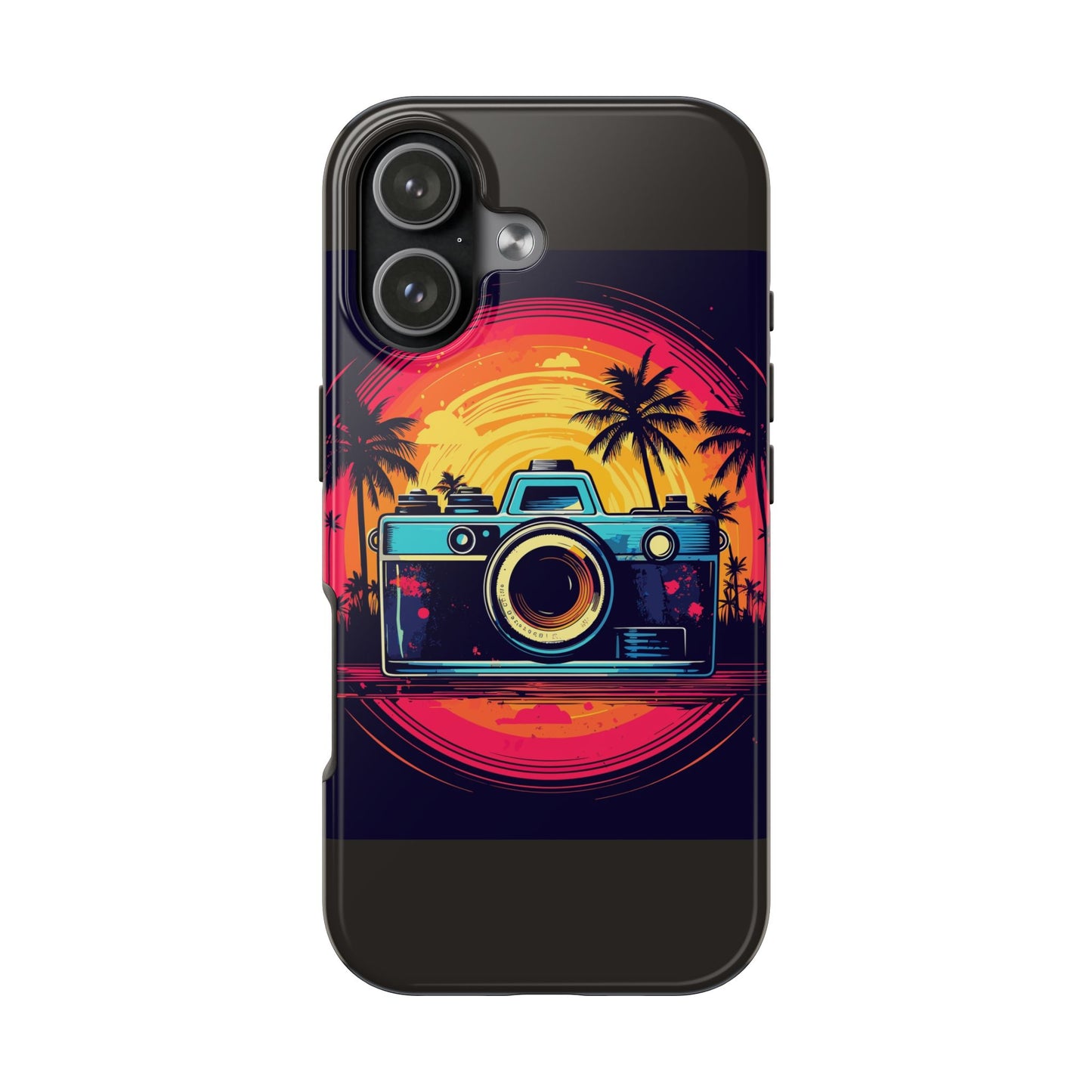Retro Camera Sunset Tough Phone Case