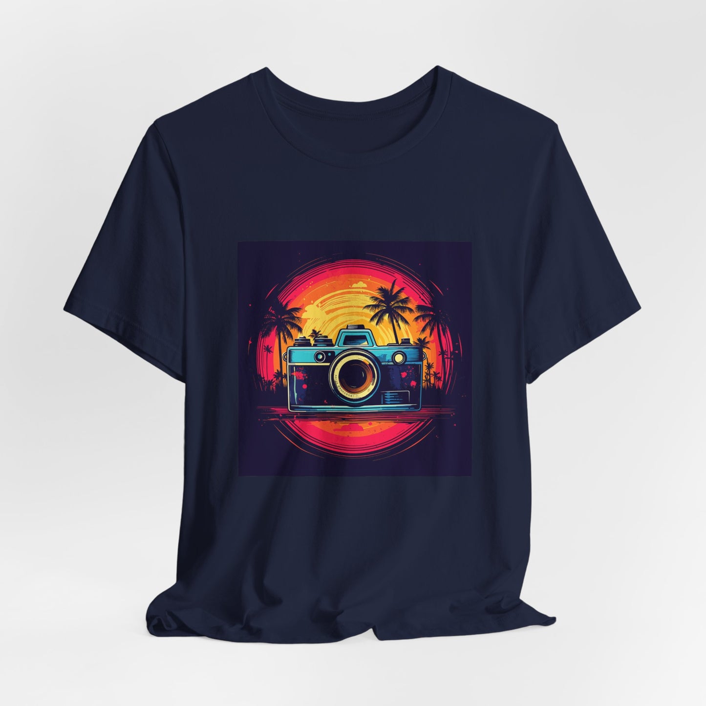 Retro Camera Sunset Tee