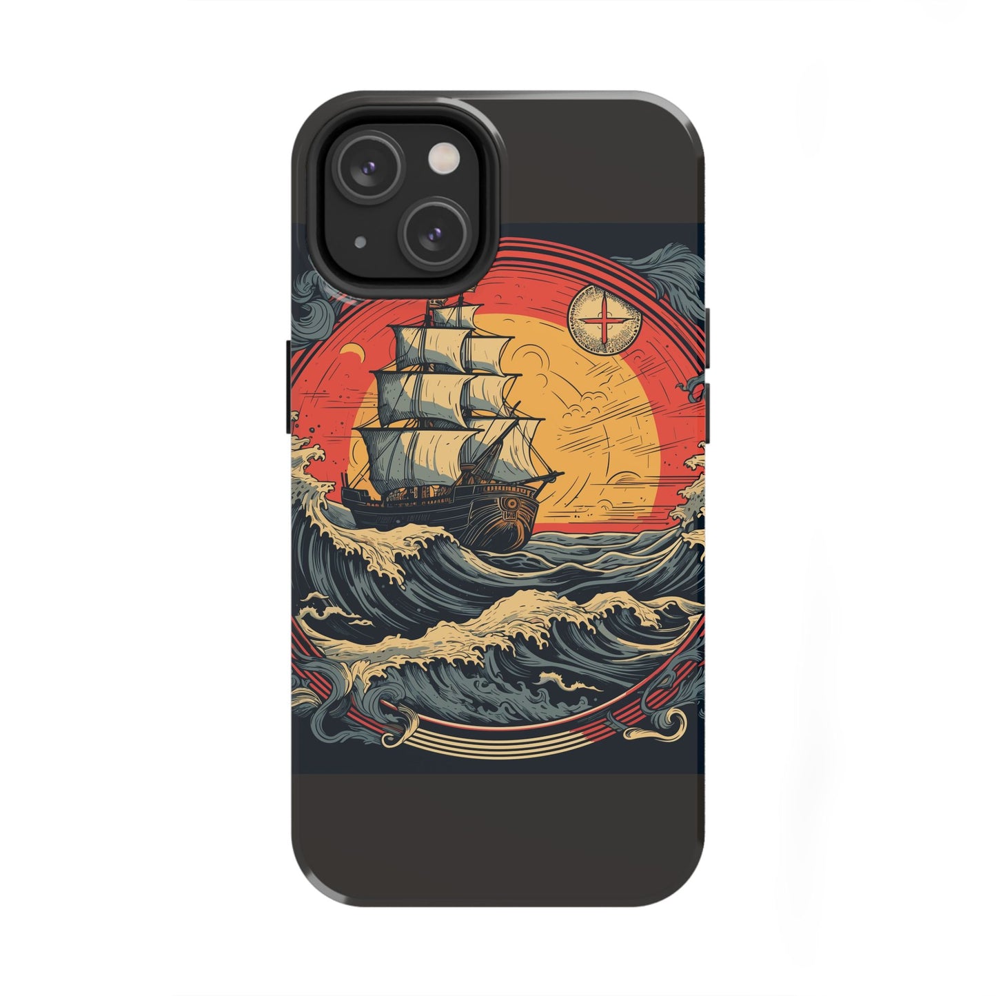 Tall Ship Storm Tough Phone Case