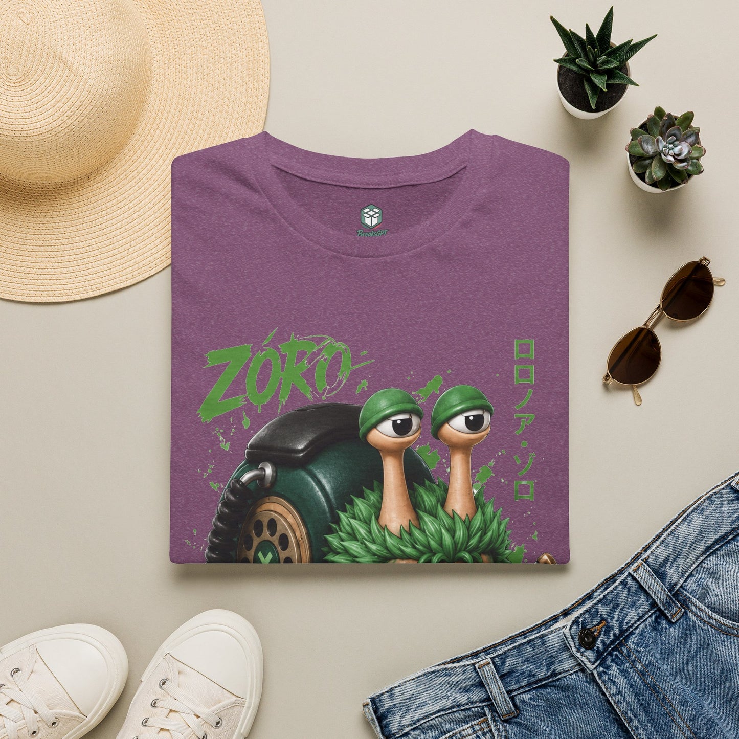 BreaksGPT Zoro Adventure Graphic Tee