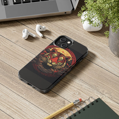 Tiger Wreath Tough Phone Case