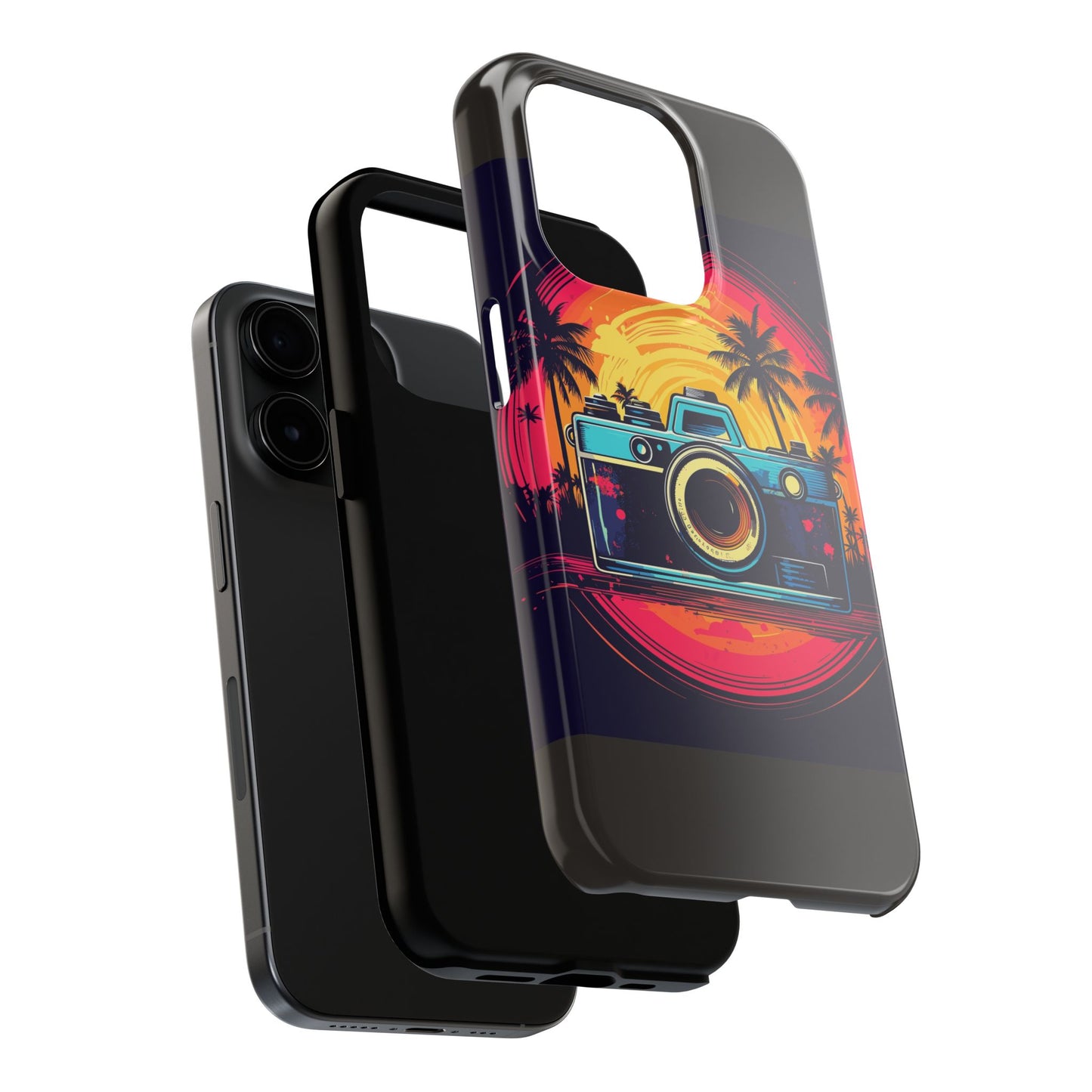 Retro Camera Sunset Tough Phone Case