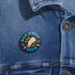 Bad Knee Club Button | Funny ACL Survivor Pin | Knee Pain Humor Badge