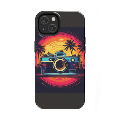 Retro Camera Sunset Tough Phone Case