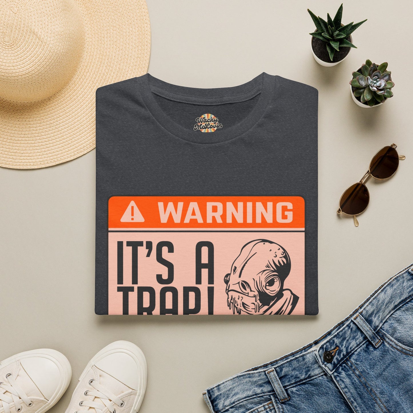 Warning: It’s A Trap! Retro Sci-Fi Tee