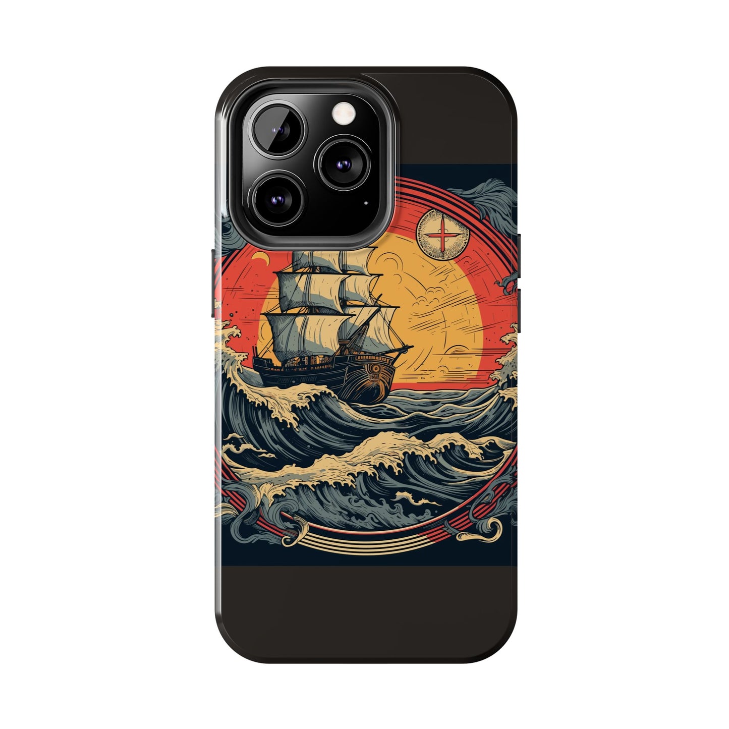 Tall Ship Storm Tough Phone Case