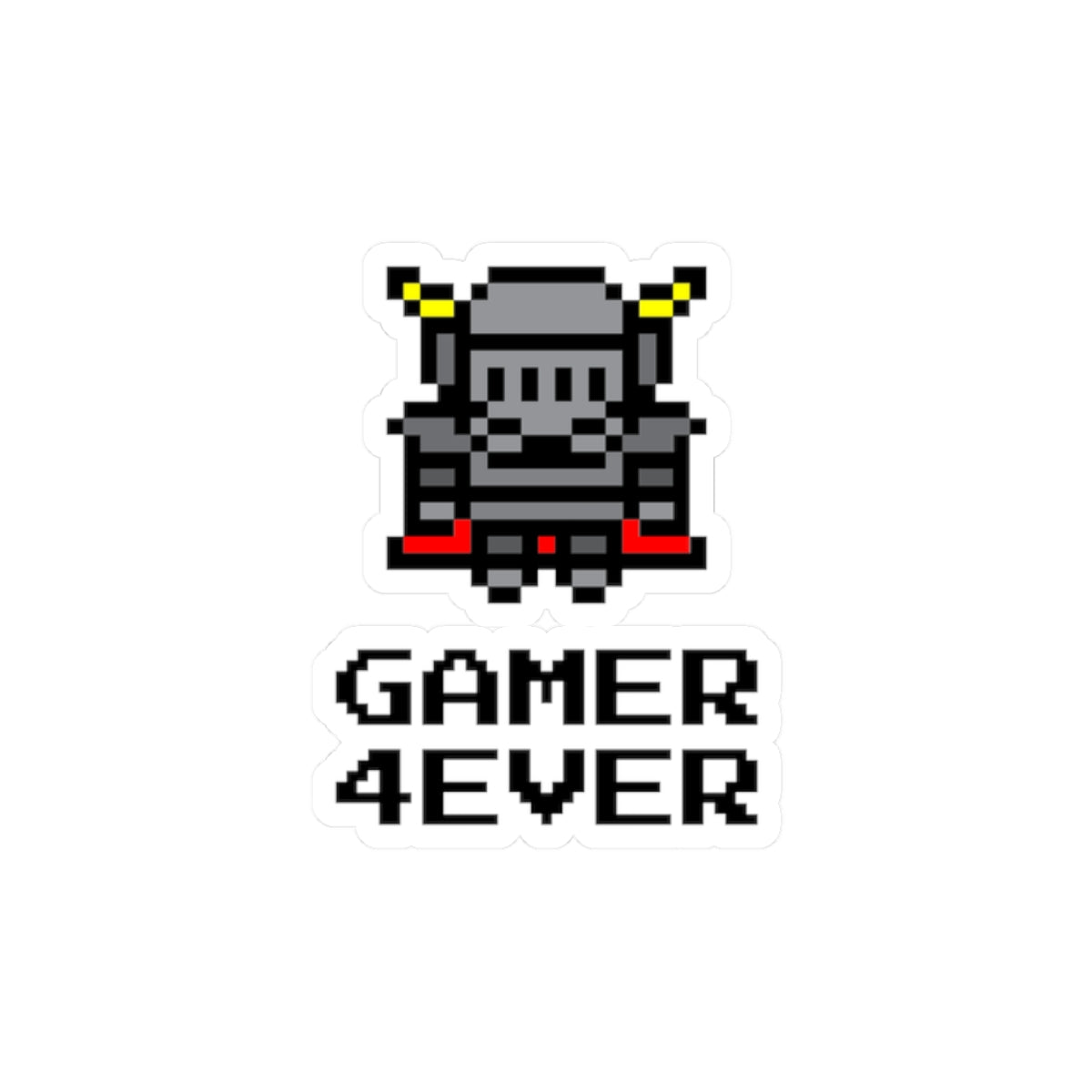 Gamer 4Ever Kiss-Cut Sticker