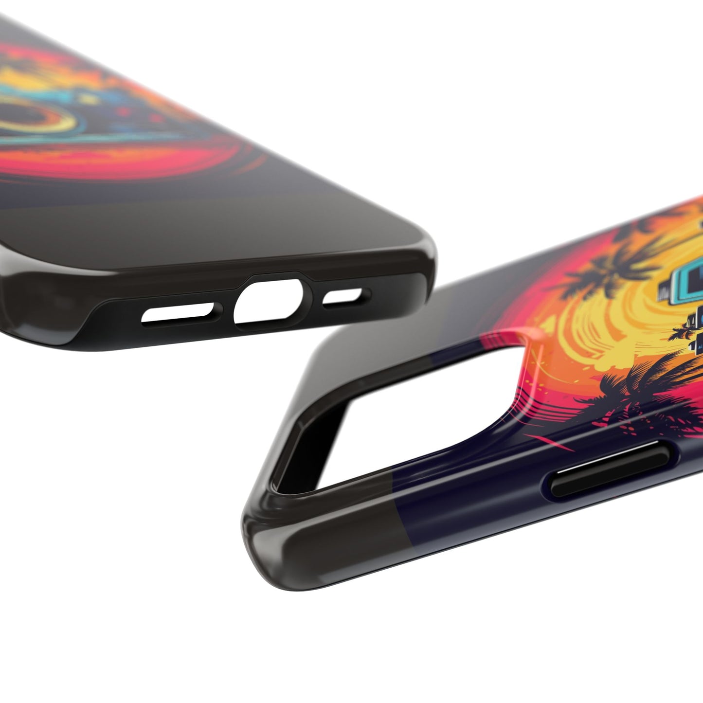 Retro Camera Sunset Tough Phone Case
