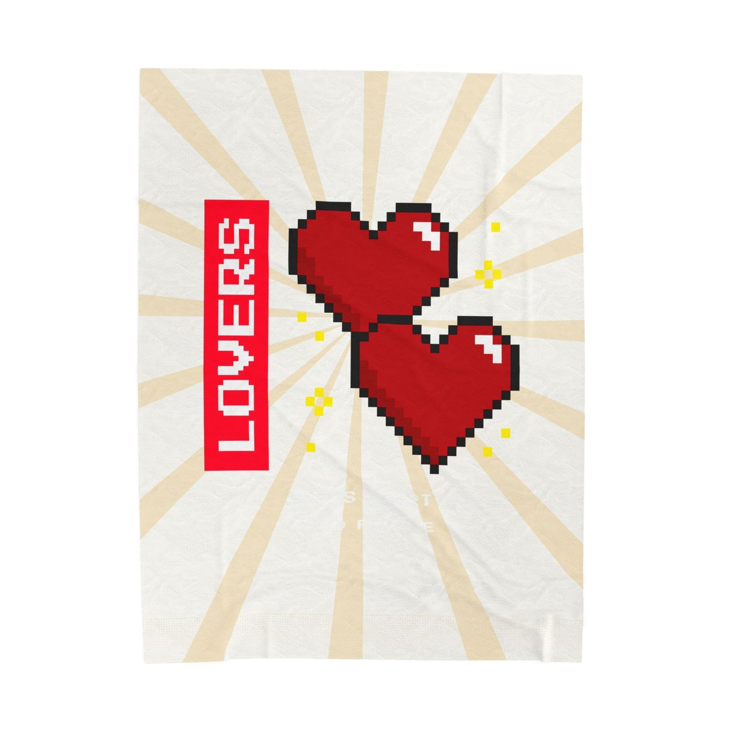 Lovers, Press Start Velveteen Plush Blanket