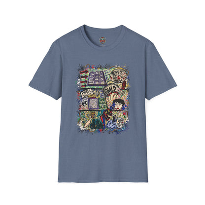 BreaksGPT Manga Card Breaker T-Shirt | Pirate Trading Card Graphic Tee Color Version