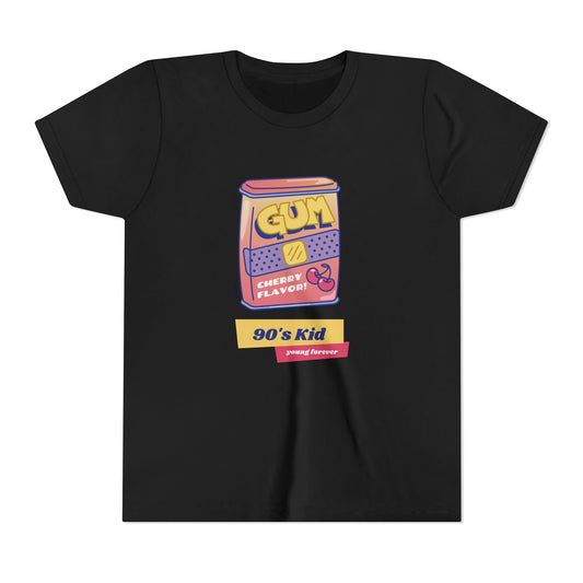 90s Kid youth tee with retro print