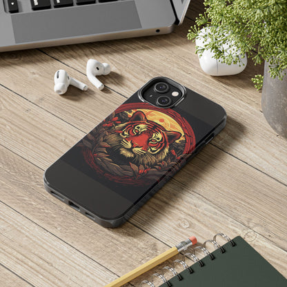 Tiger Wreath Tough Phone Case