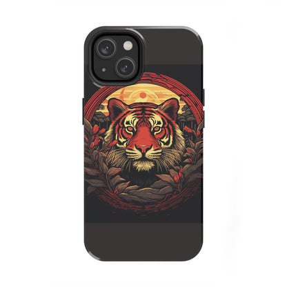 Tiger Wreath Tough Phone Case