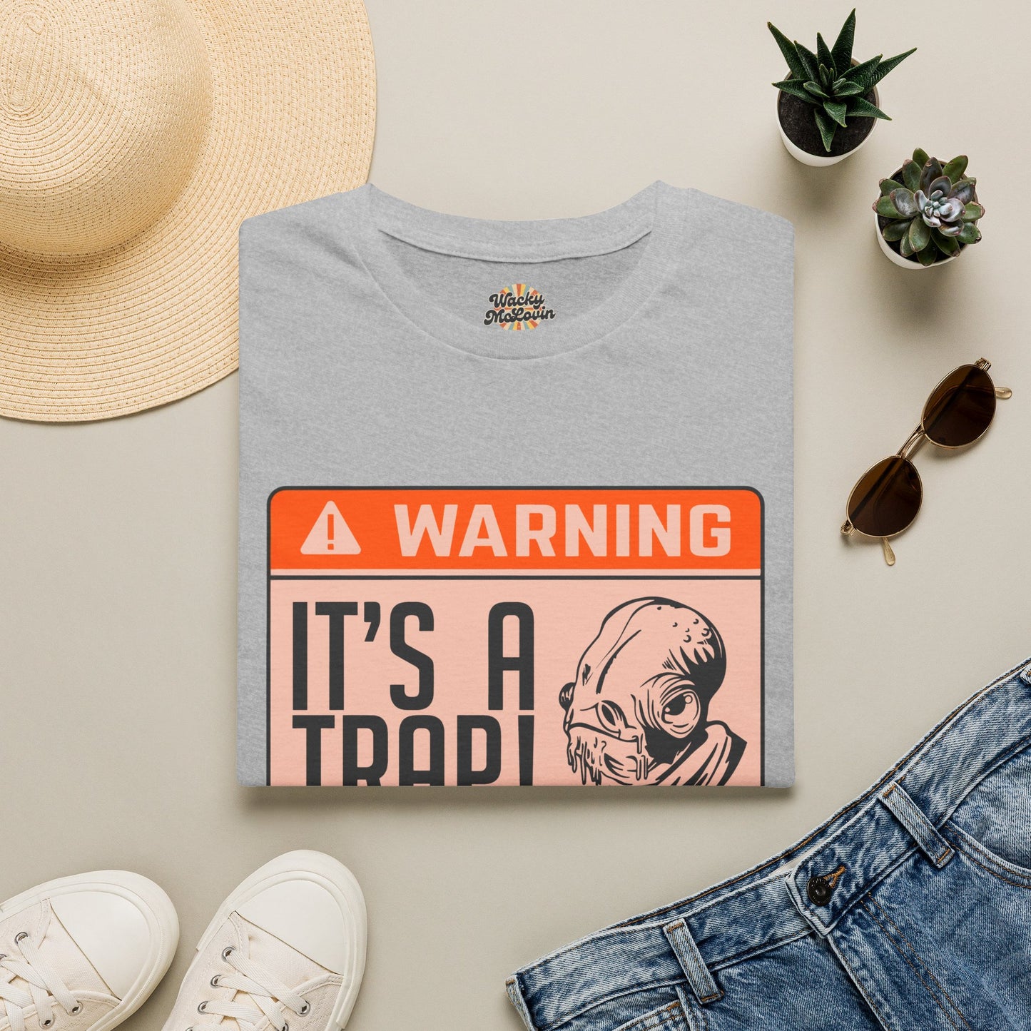 Warning: It’s A Trap! Retro Sci-Fi Tee