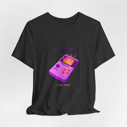 I Paused My Game For This Tee