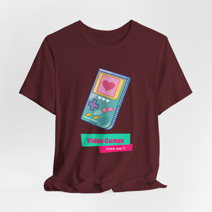 Video Games Love Em Handheld Tee