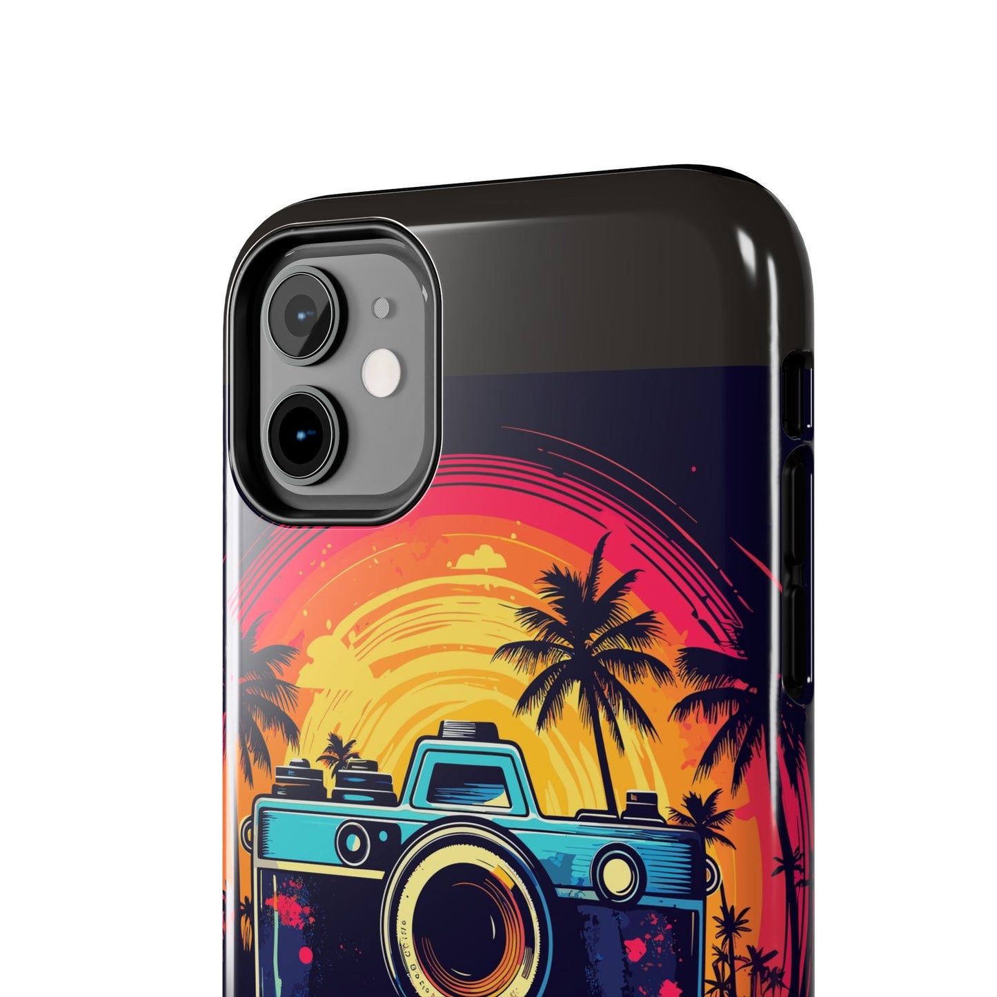 Retro Camera Sunset Tough Phone Case